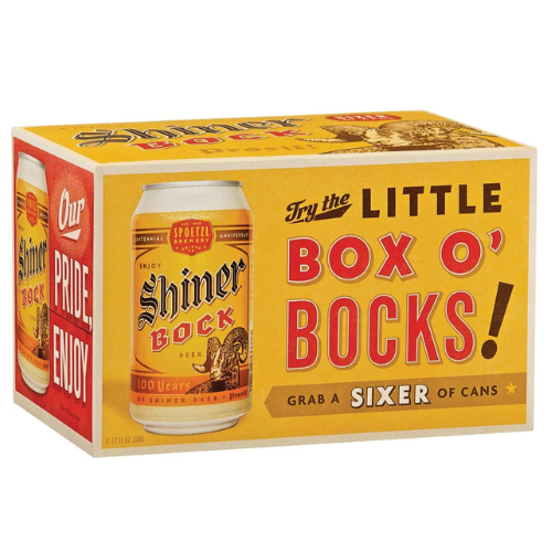 Shiner Bock • 6 Pack 12oz Can