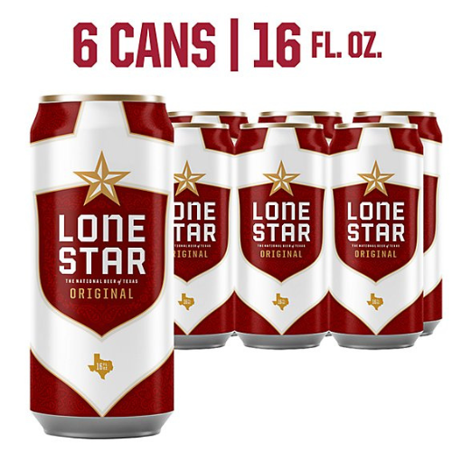 Lone Star Original 6 Pack 16oz Can