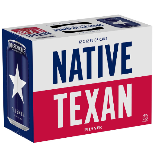 Independence Native Texan • 12 Pack 12oz Can