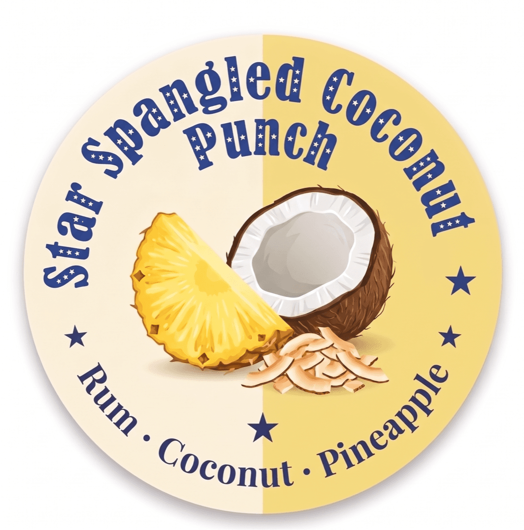 Star-Spangled Coconut Punch Kit • Serves 16