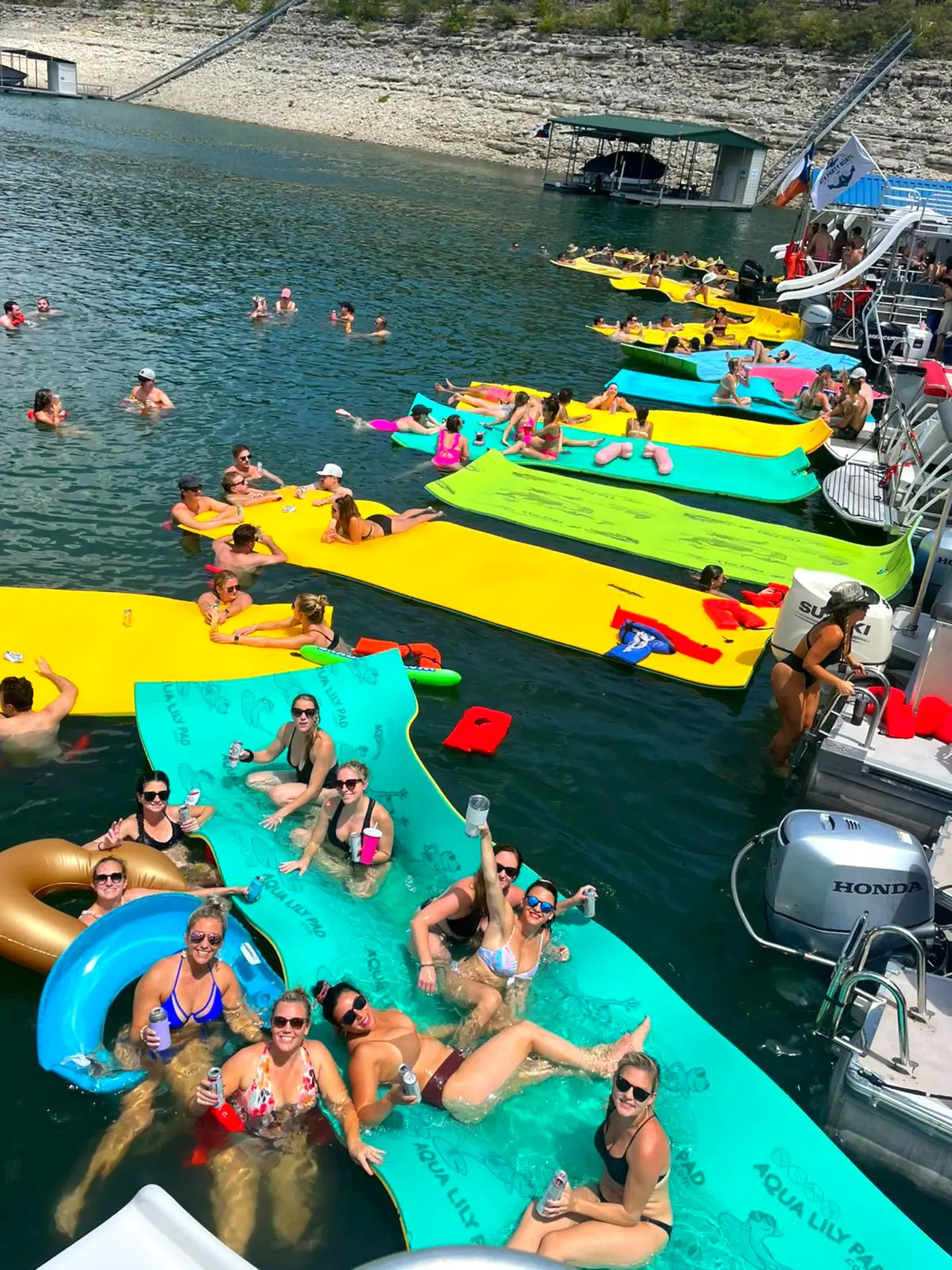 Captain Verde Party Boats - Double decker pontoons