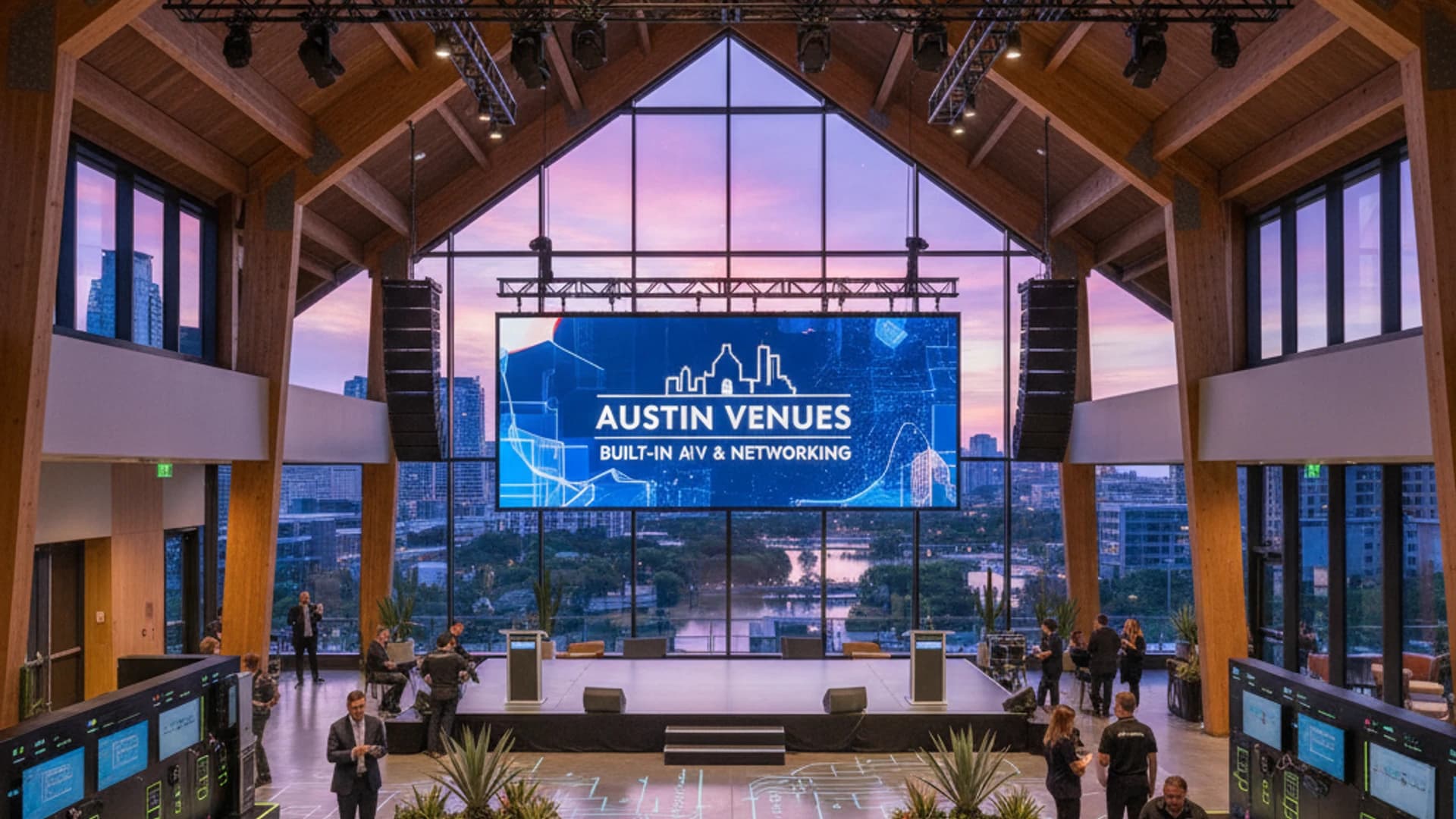 Austin Venues with Built-In A/V and Networking Spaces