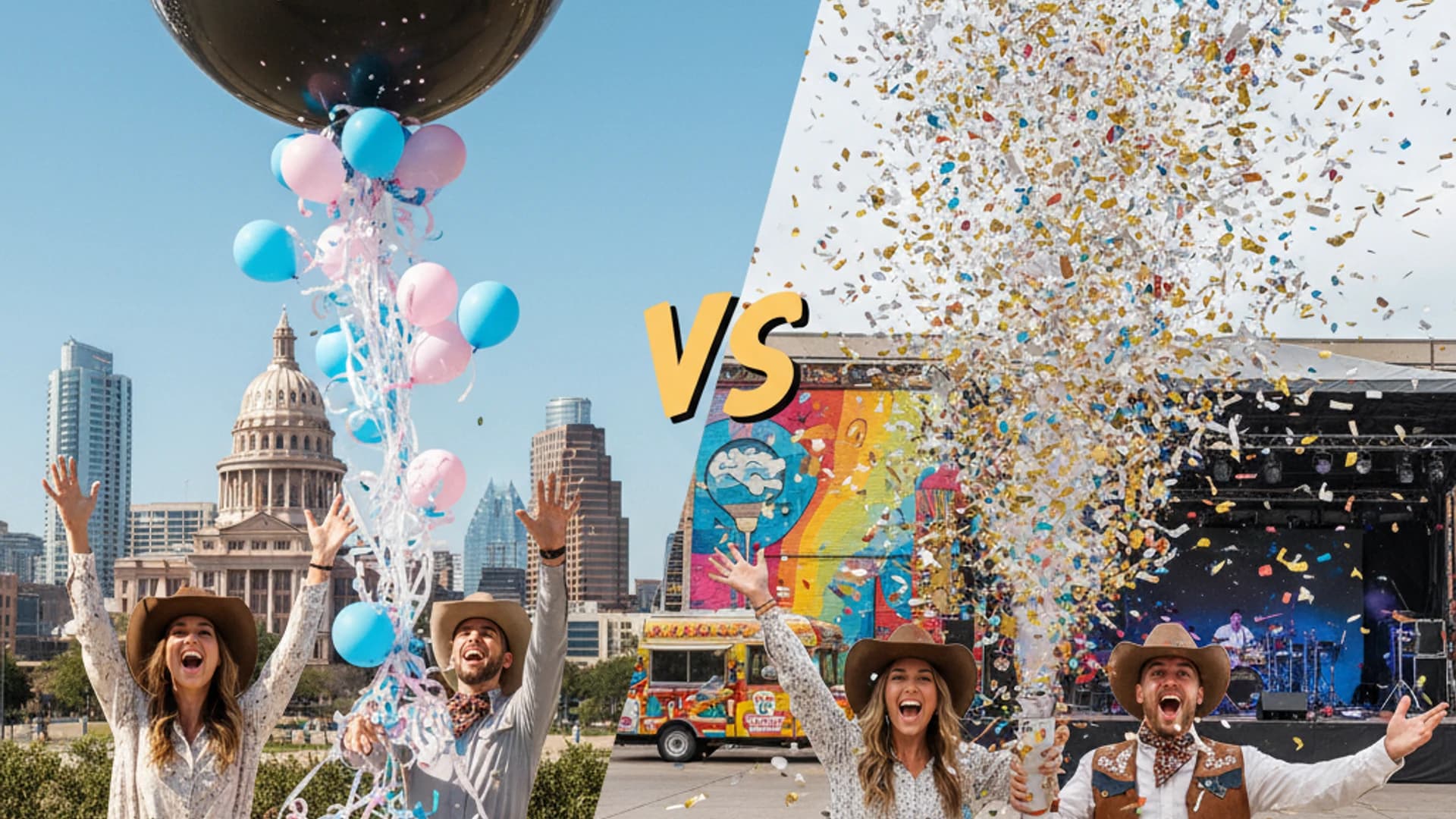 Balloon Pop vs. Confetti Cannon: Which Reveal is Better?