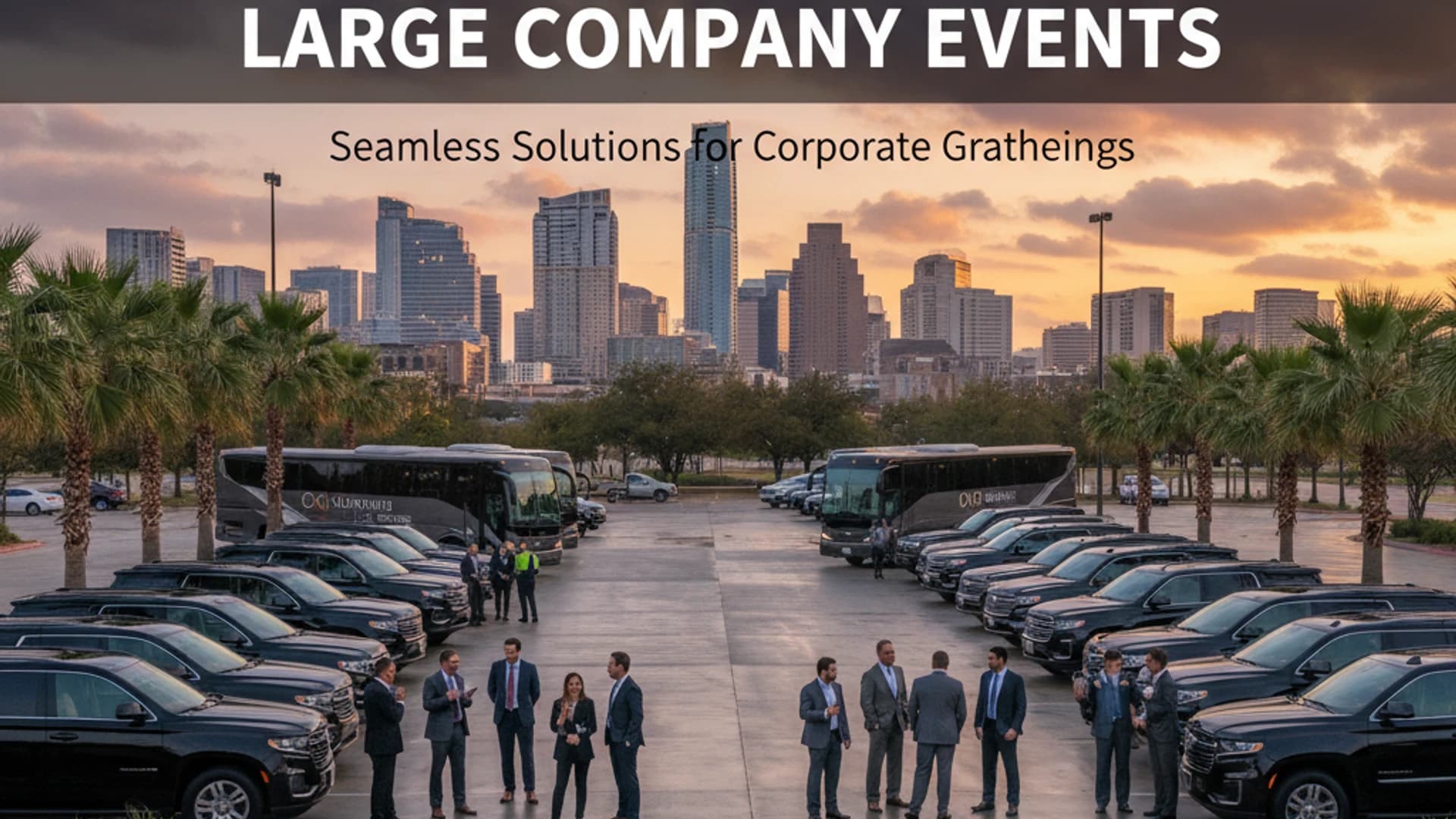 How to Organize Transportation for Large Company Events