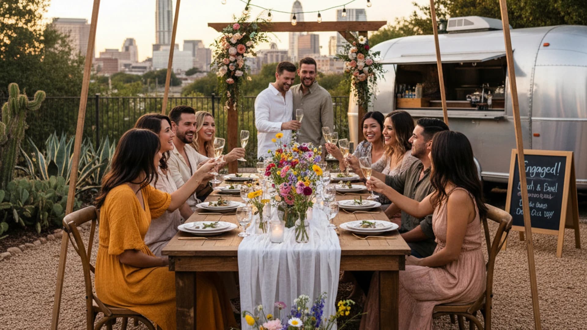 How to Plan an Intimate Backyard Engagement Party