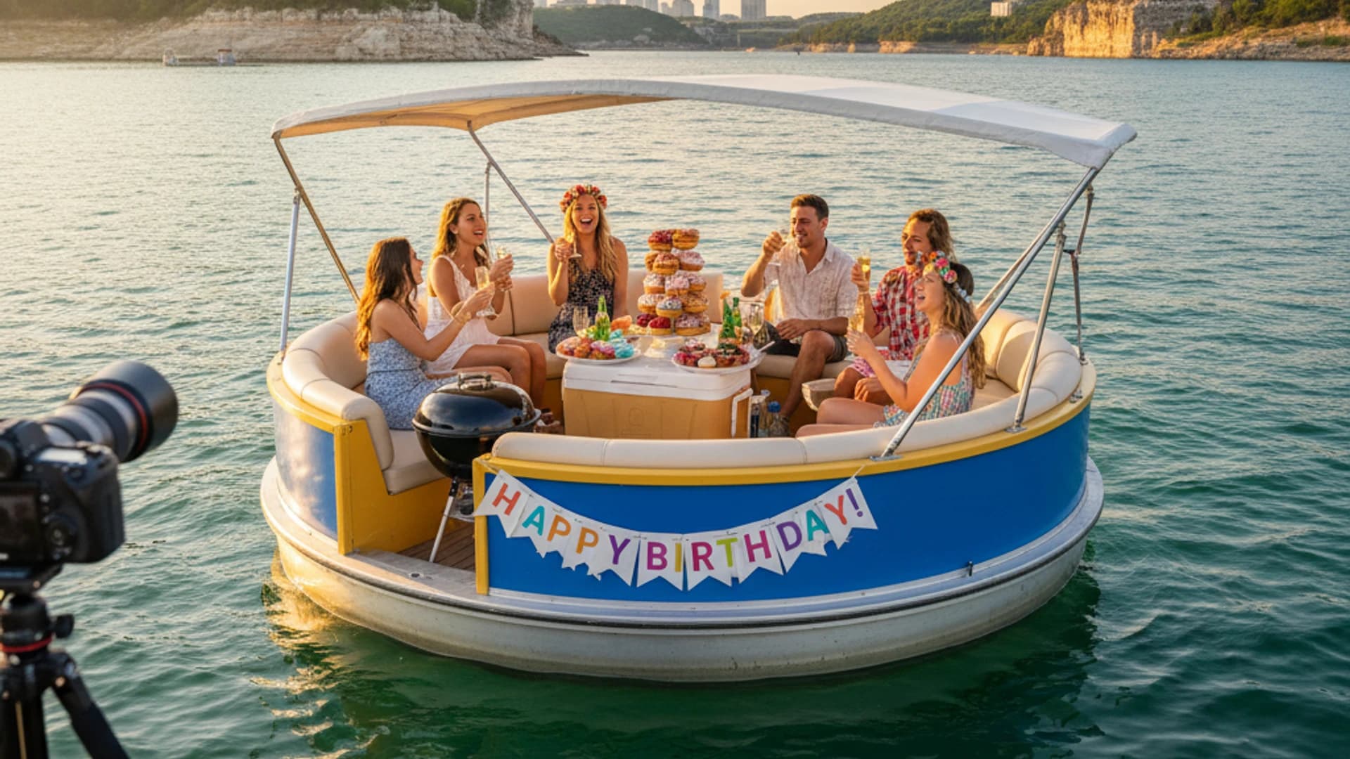 How to Rent a Donut Boat for Your Birthday Celebration