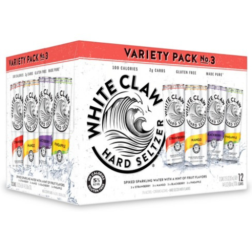 White Claw Variety #3 • 12 Pack 12oz Can