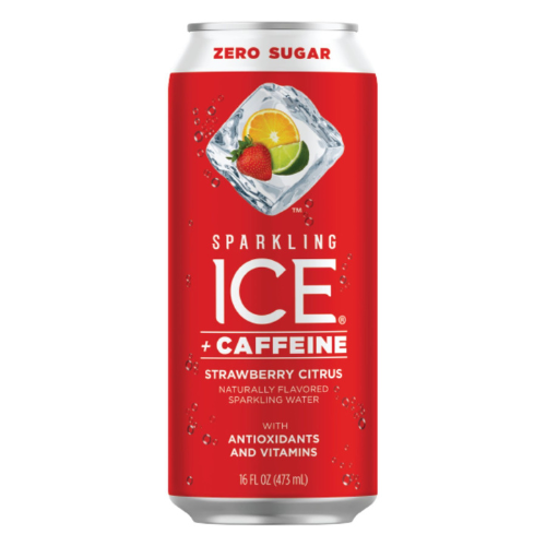 Sparkling Ice Caffeine Strawberry Citrus • 16oz Can