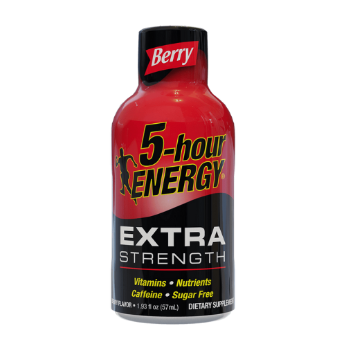 5-hour ENERGY Shots Extra Strength, Berry Flavor • 57ml Bottle