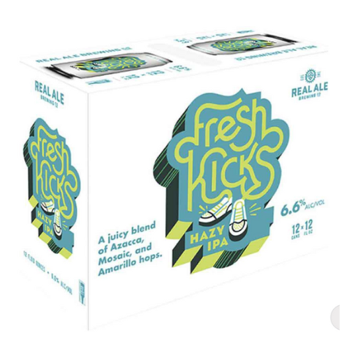 Real Ale Fresh Kicks • 12 Pack 12oz Cans