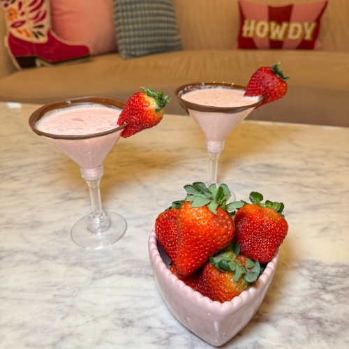 Chocolate Covered Strawberry Martini