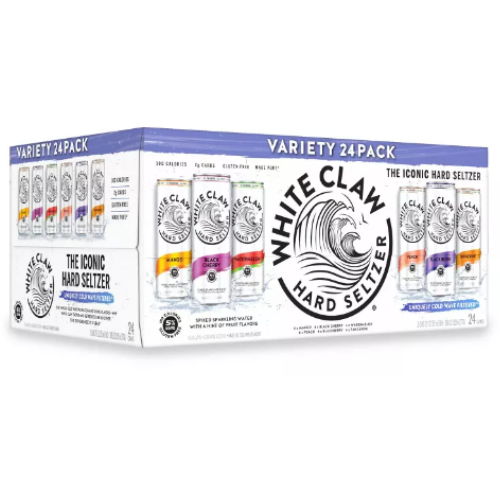 White Claw Variety • 24 Pack 12oz Cans