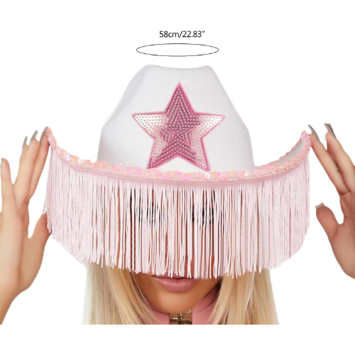 Cowgirl Hat • Pink Star