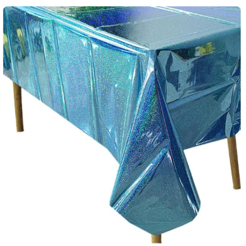 Holographic Glitter Plastic Tablecover •  54