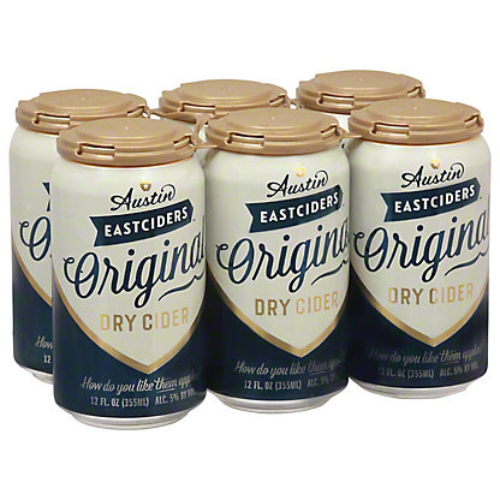 Austin Eastciders Original Dry Cider • 6 Pack 12oz Can