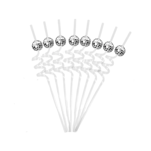 Disco Ball Straws • 6pcs