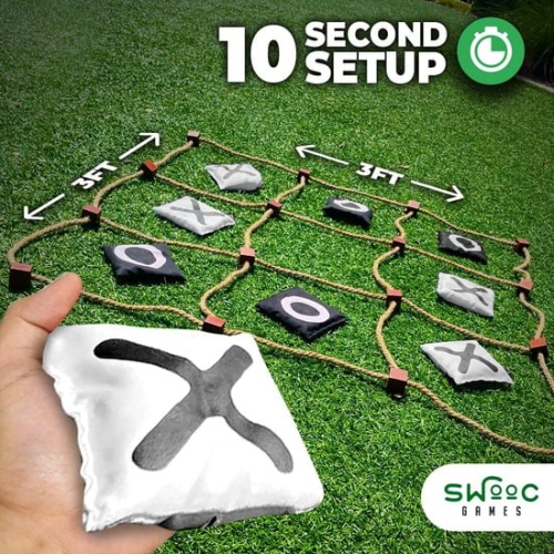 Giant Rope Tic Tac Toe Game - RENTAL