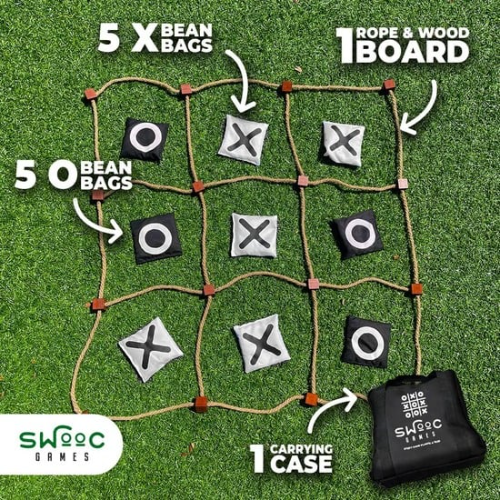 Giant Rope Tic Tac Toe Game - RENTAL