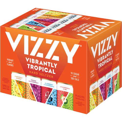 Vizzy Tropical Variety • 12 Pack 12oz Can
