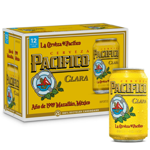 Pacifico 12 Pack 12oz Can