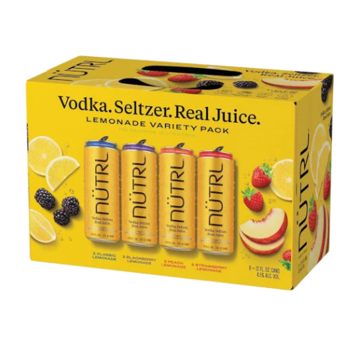 Nutrl Lemonade Variety • 8 Pack 12oz Can