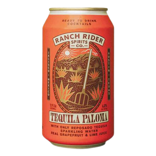 Ranch Rider Tequila Paloma Cocktail • 4 Pack 12oz Can