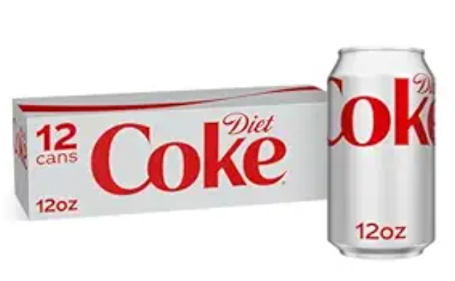 Diet Coke • 12 Pack 12oz Can Party On Delivery