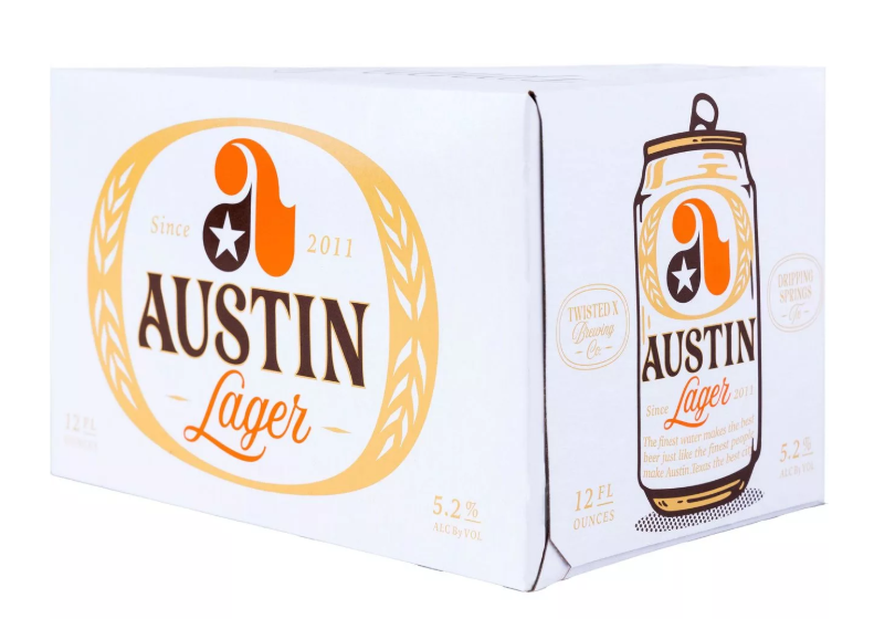 Twisted X Austin Lager • 6 Pack 12oz Can Brown Distributing Company