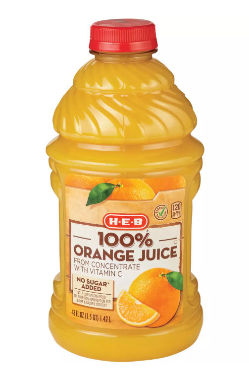 100% Orange Juice • 48oz Bottle