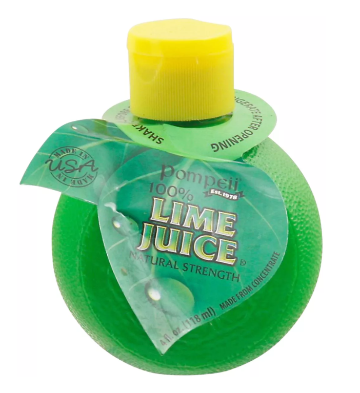 Pompeii Lime Juice • 4oz Bottle HEB