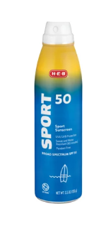 HEB Sunscreen Spray – SPF 50 • 5.5oz HEB