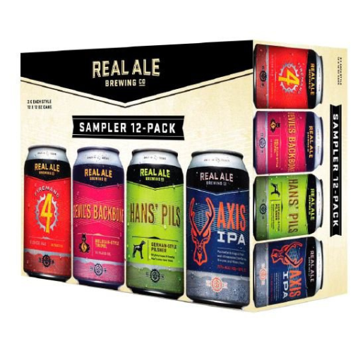 Real Ale Sampler • 12 Pack 12 oz Can