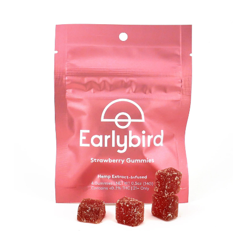 Earlybird Gummies Strawberry • 4 Pack