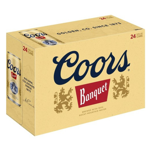 Coors Banquet • 24 Pack 12oz Can