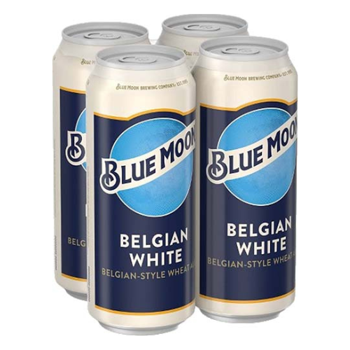 Blue Moon Belgian White • 4 Pack 16oz Can