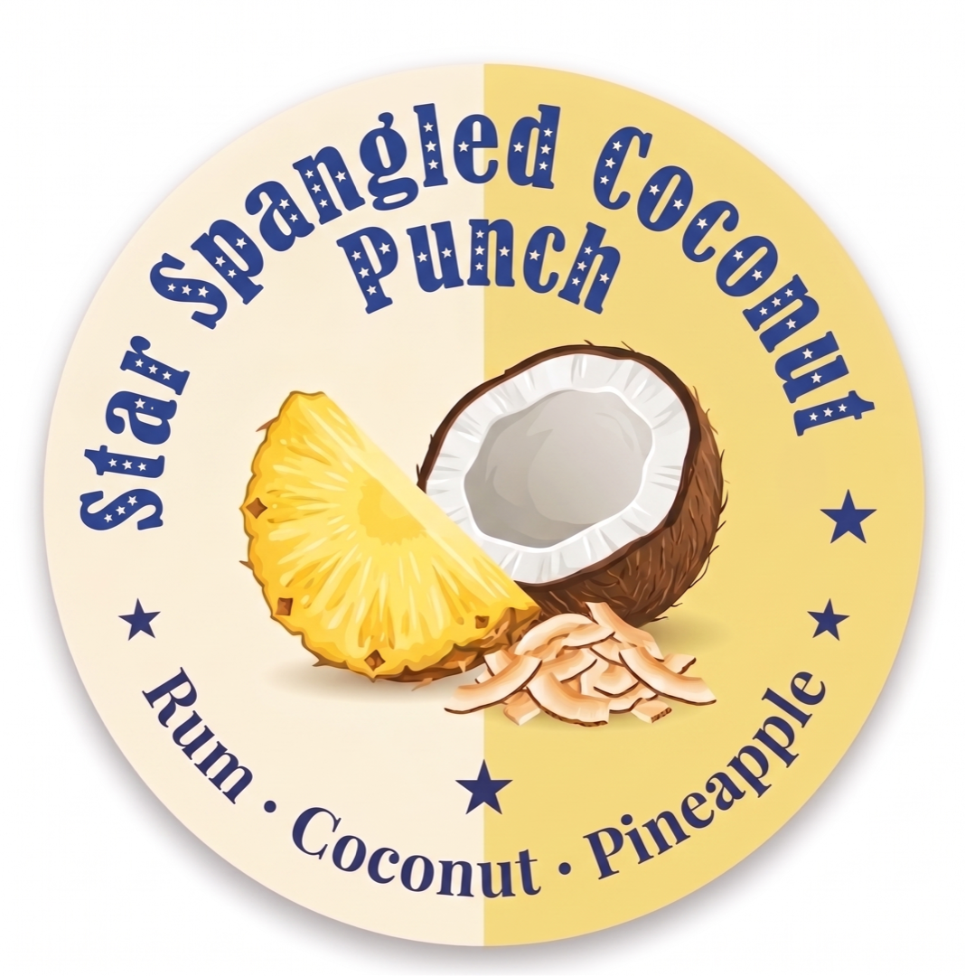 Star-Spangled Coconut Punch Kit • Serves 16