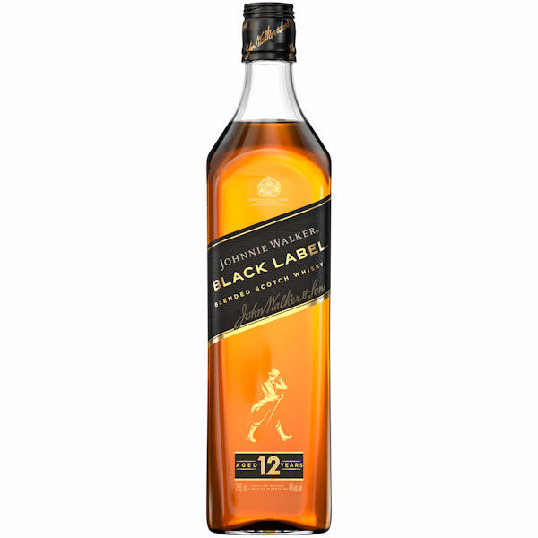 Johnnie Walker Black Label 12yr Scotch • 750ml Bottle